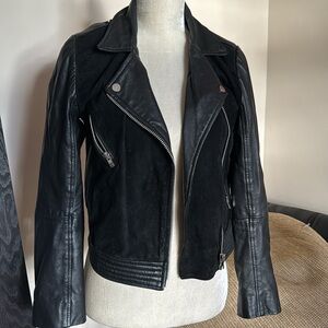 MANGO leather jacket